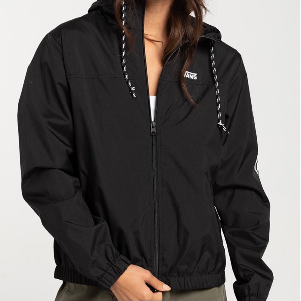 Vans rain jacket zip up